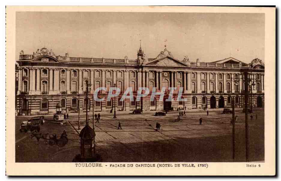 Toulouse - Façade du Capitole (Hôtel de Ville, 1780) — Helio 8