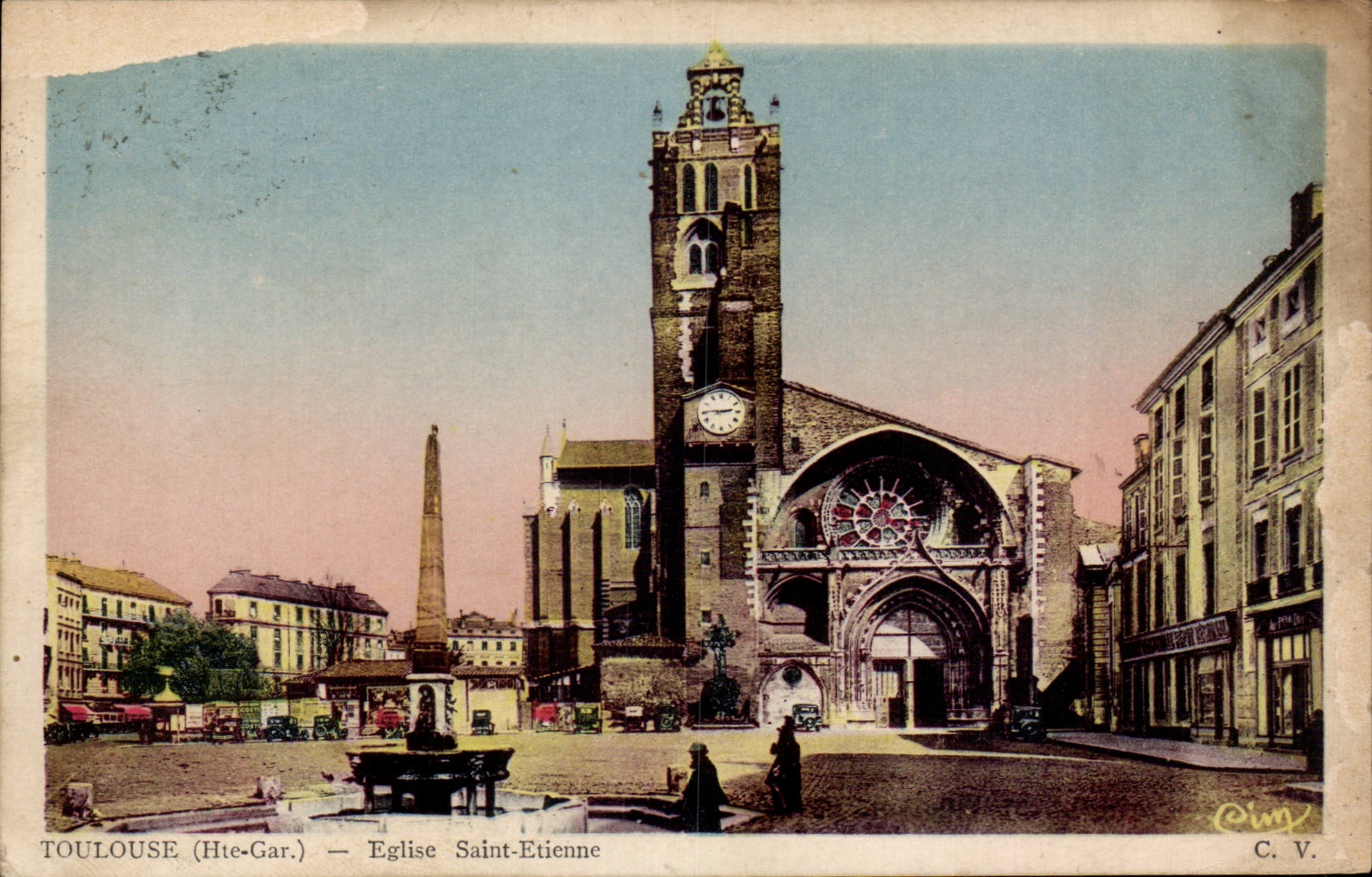 CPA Toulouse Eglise Saint Etienne