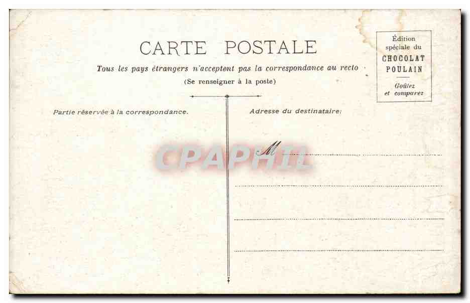 CPA Toulouse Panorama — Verso