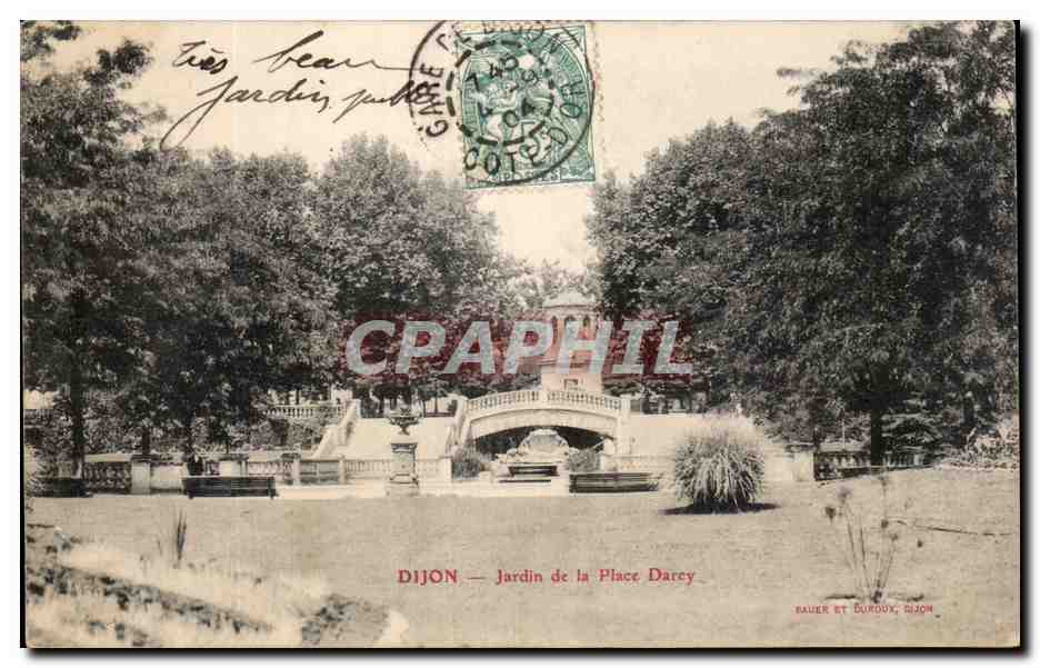 Dijon — Jardin de la Place Darey — Bauer et Burdoux, Dijon