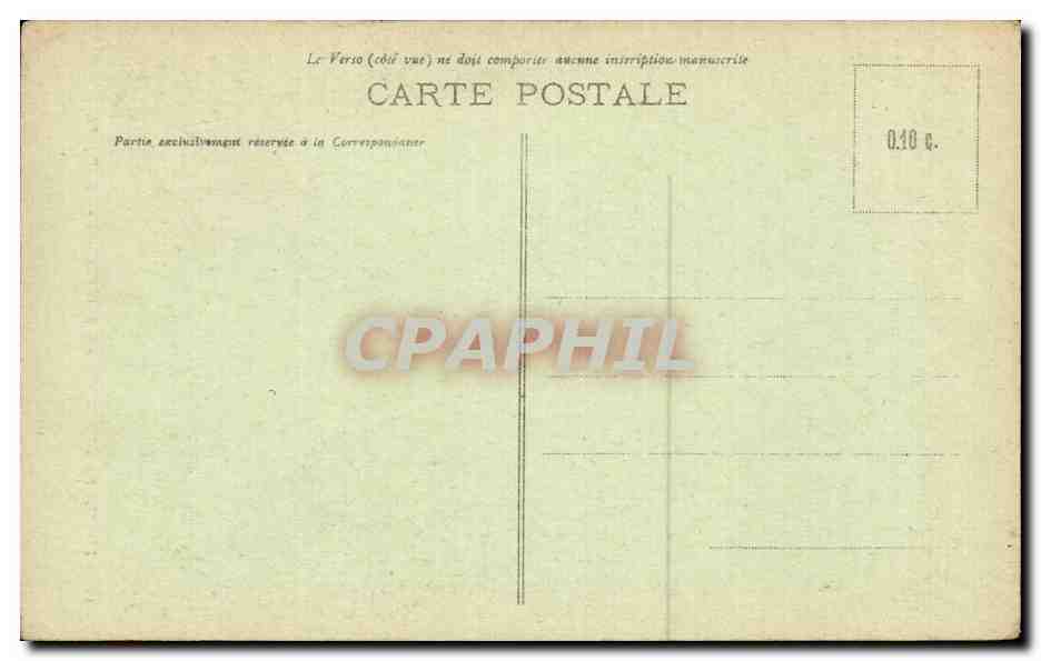 CPA Dijon Portail de la chapelle de la Chartreuse — Rückseite