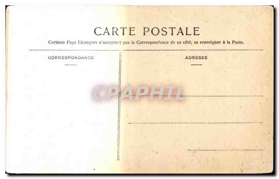 CPA Toulouse Nef de Saint Sernin — Verso