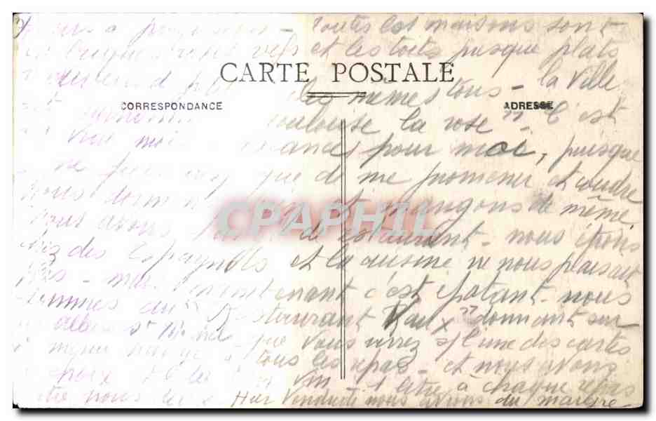 CPA Toulouse La basilique Saint Sernin  — Verso