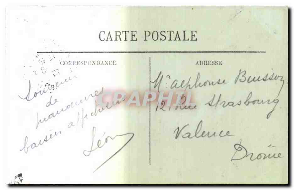 Dijon — La Place Darcy — LL. n°50 — Verso