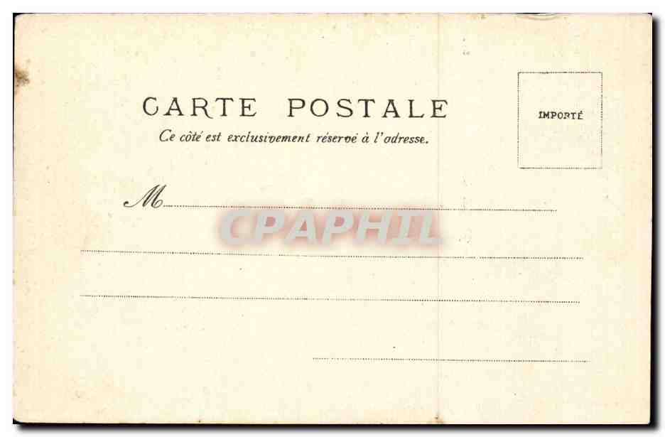 CPA Nimes La cathedrale — Rückseite