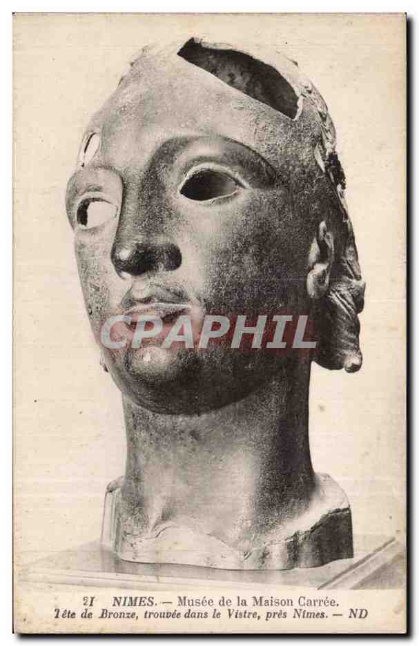 Tête de Bronze — Musée de la Maison Carrée, Nîmes — ND