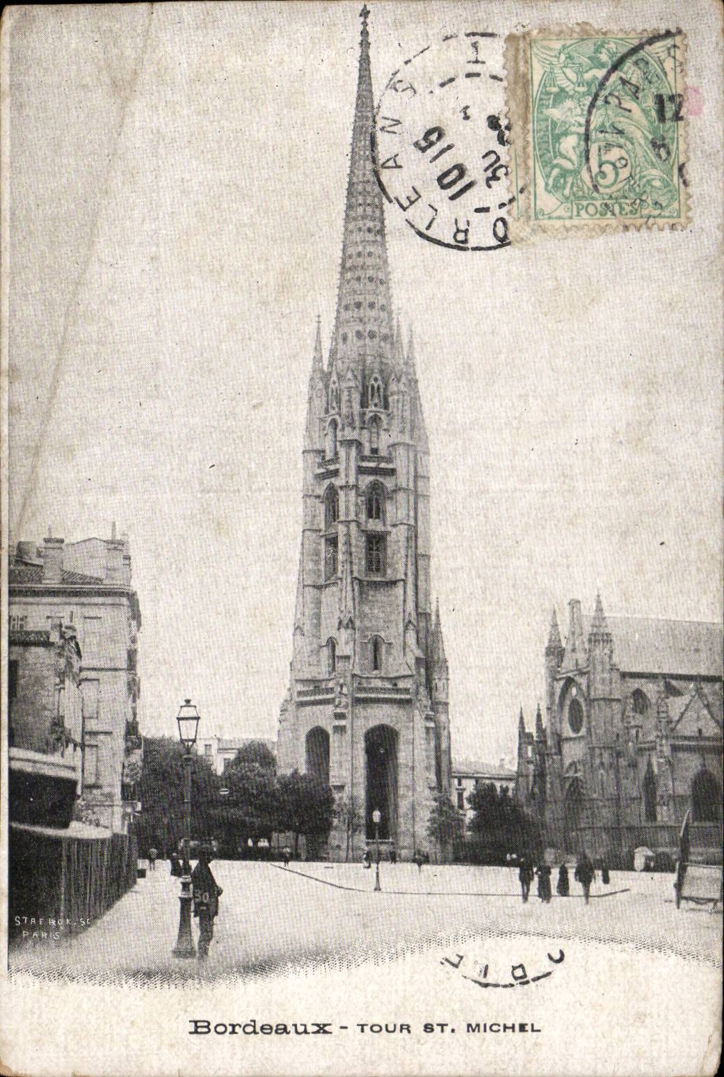 CPA Bordeaux Tour St Michel