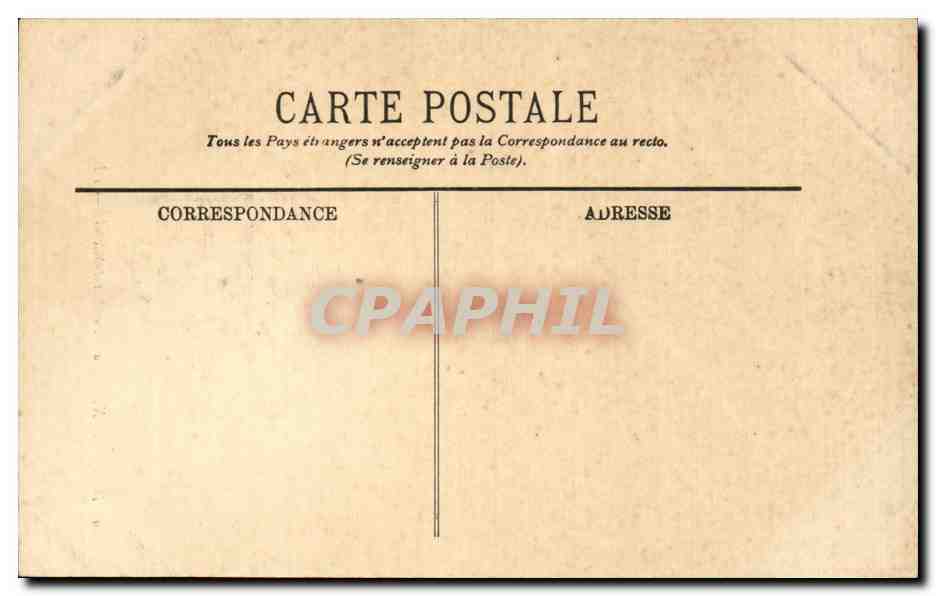 CPA Bordeaux La Tour St Michel — Verso