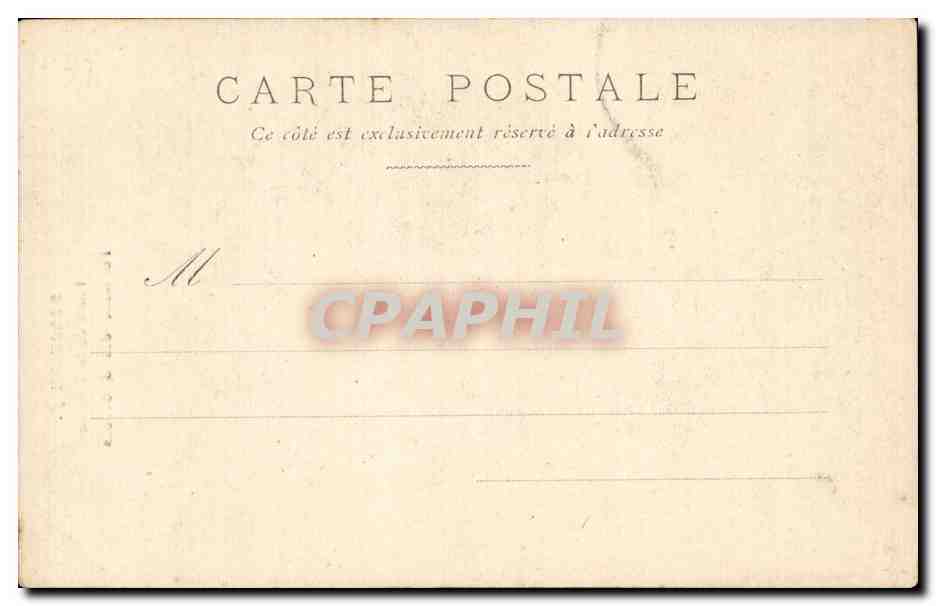 CPA Bordeaux Place de la Bourse Fontaine des 3 graces — Verso