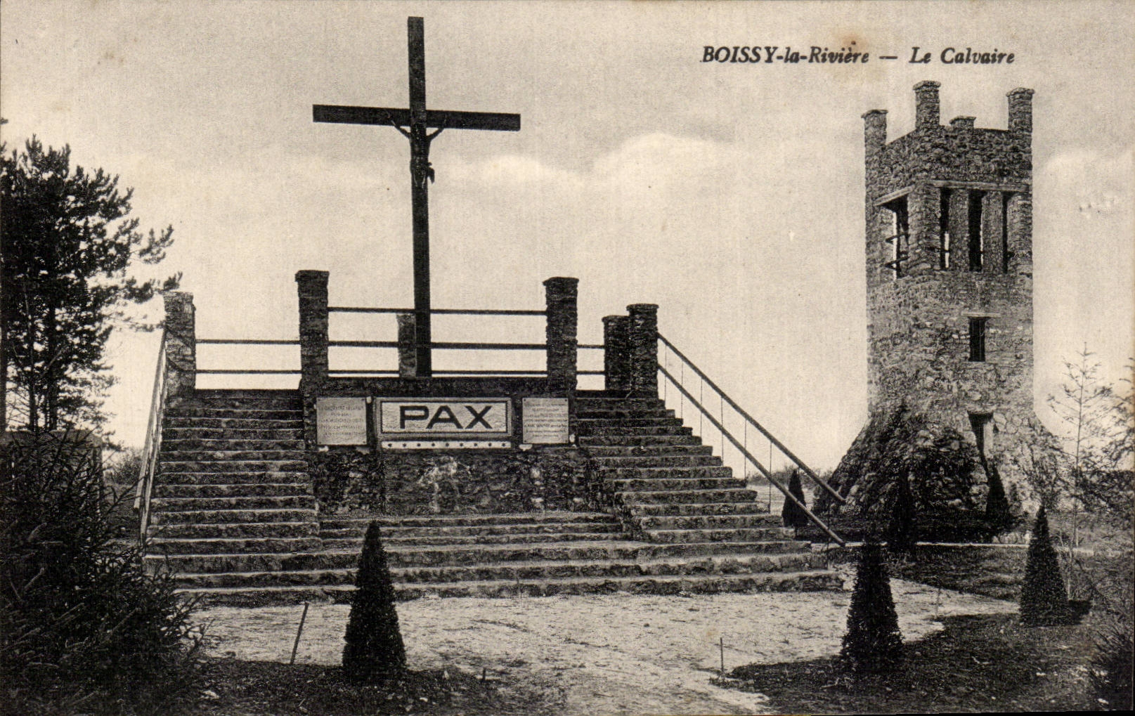 CPA Boissy la Riviere Le calvaire