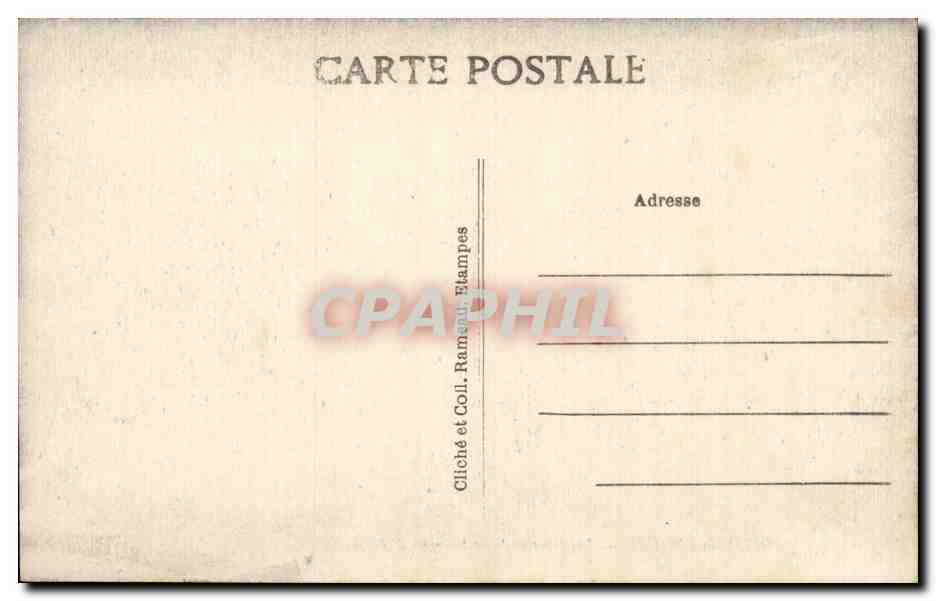 CPA Boissy la Riviere Les grottes de St Francois d Assise — Back
