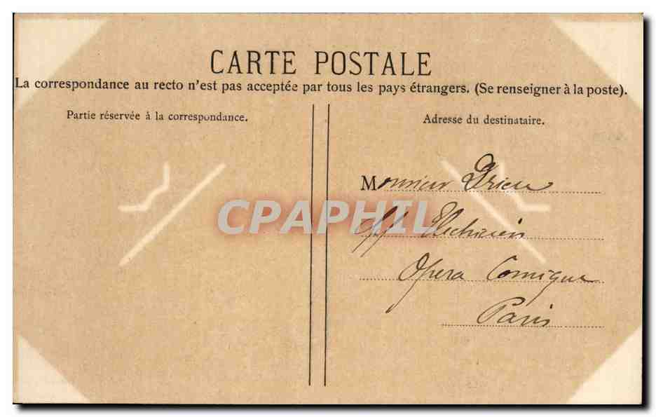 CPA Bordeaux Porte d Aquitaine — Rückseite