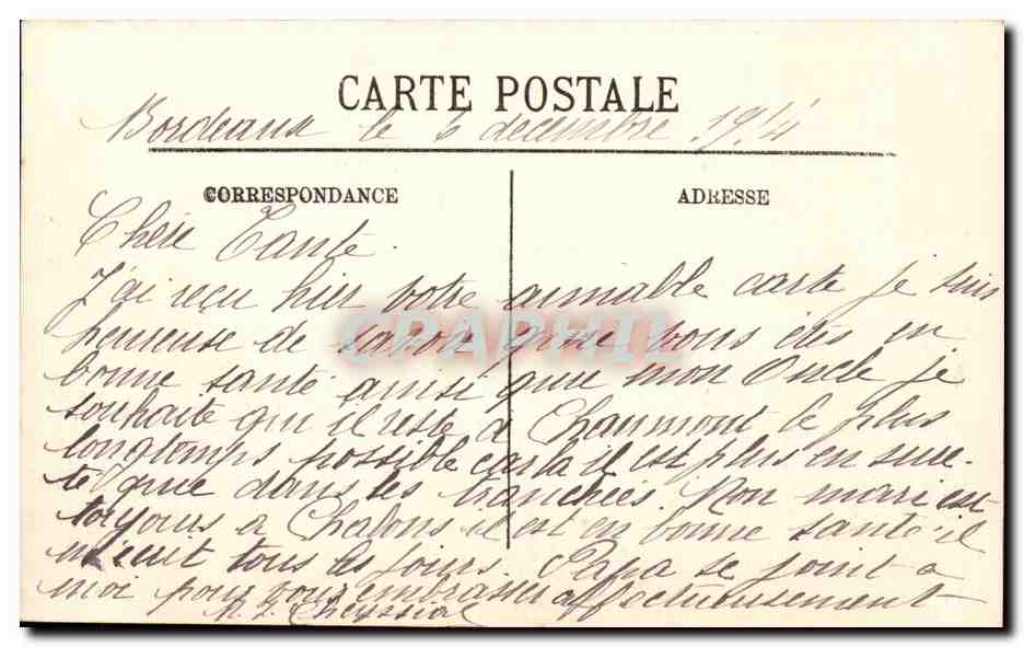 Bordeaux — L'Église Saint-Michel — Selecta, n°137 — Rückseite