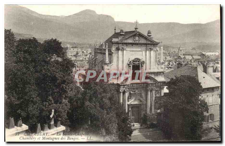 CPA Chambery La sainte Chapelle Chambery et montagnes des Bauges
