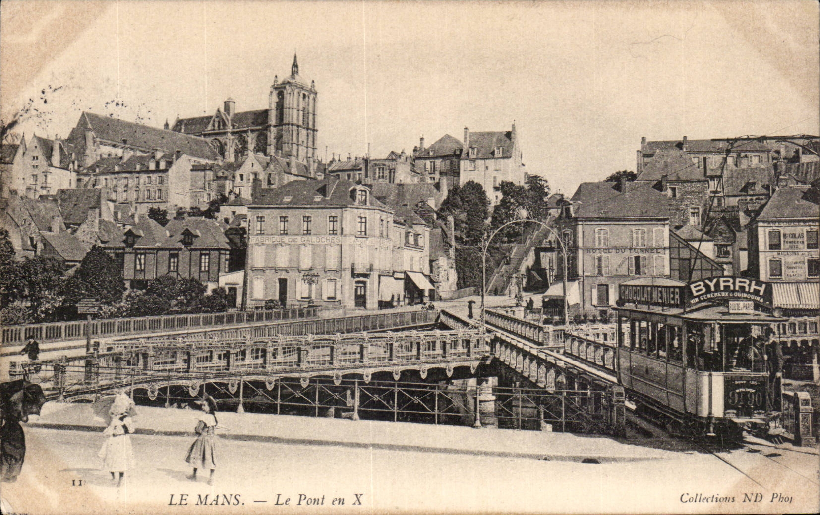CPA Le Mans Le pont en X