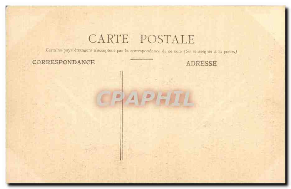 CPA Le Mans Cathedrale La pierre druidique — Rückseite