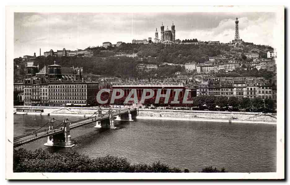CPSM Lyon Saint Jean et Fourviere 