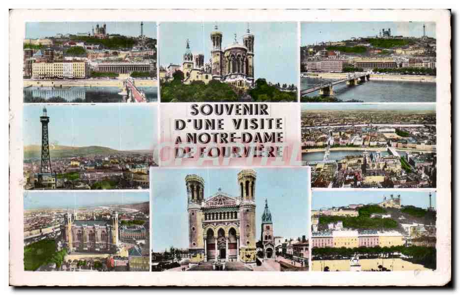 Notre-Dame de Fourvière — Souvenir d'une visite — Éditions J. Cellard, Lyon