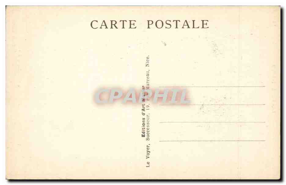 CPA Frejus Porte de la cathedrale — Rückseite