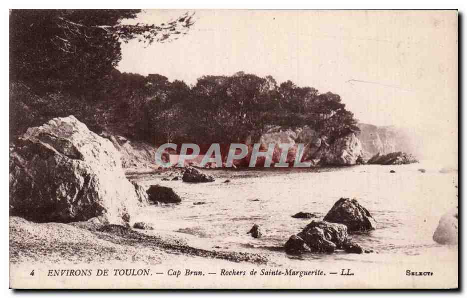 CPA Environs de Toulon Cap Brun Rochers de Sainte Marguerite