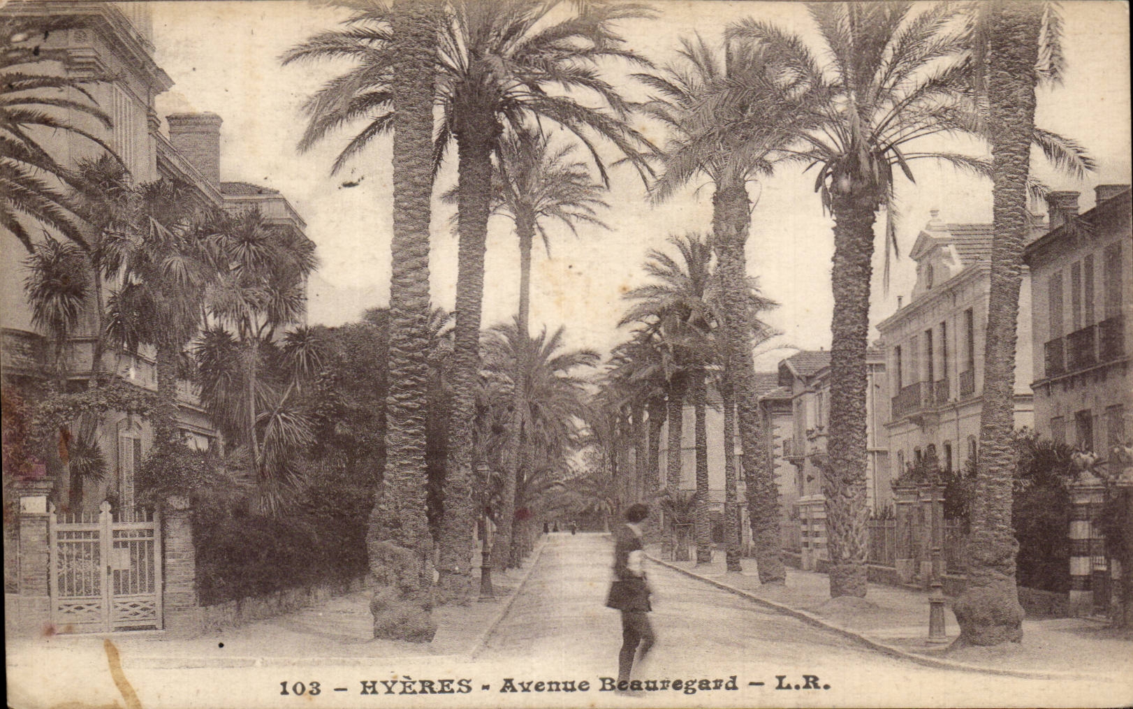 Hyères - Avenue Beauregard — L.R. — n°103