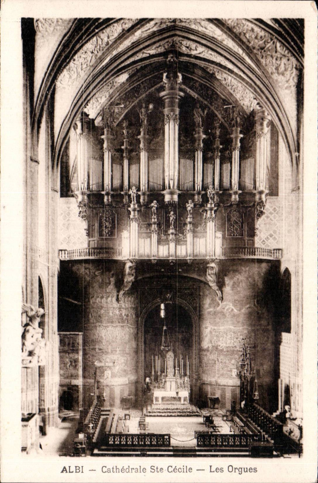 CPA Albi Cathedrale Ste Cecile Les orgues
