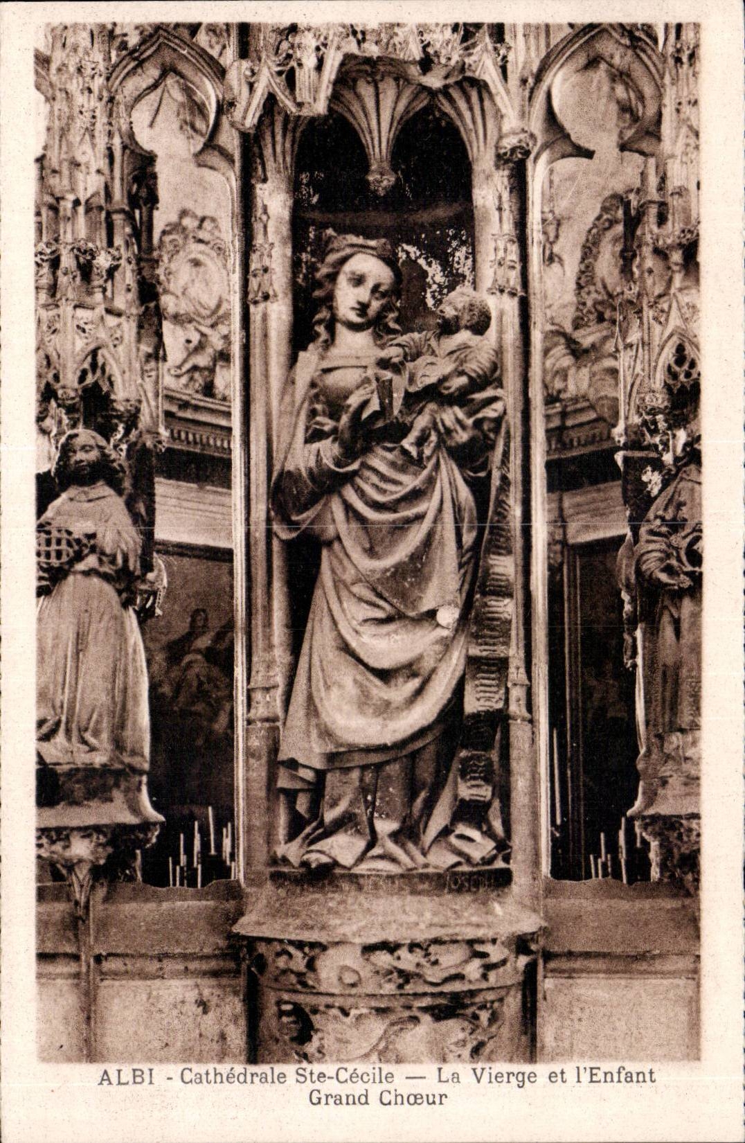 Albi - Cathédrale Ste-Cécile — La Vierge et l'Enfant — Grand Chœur