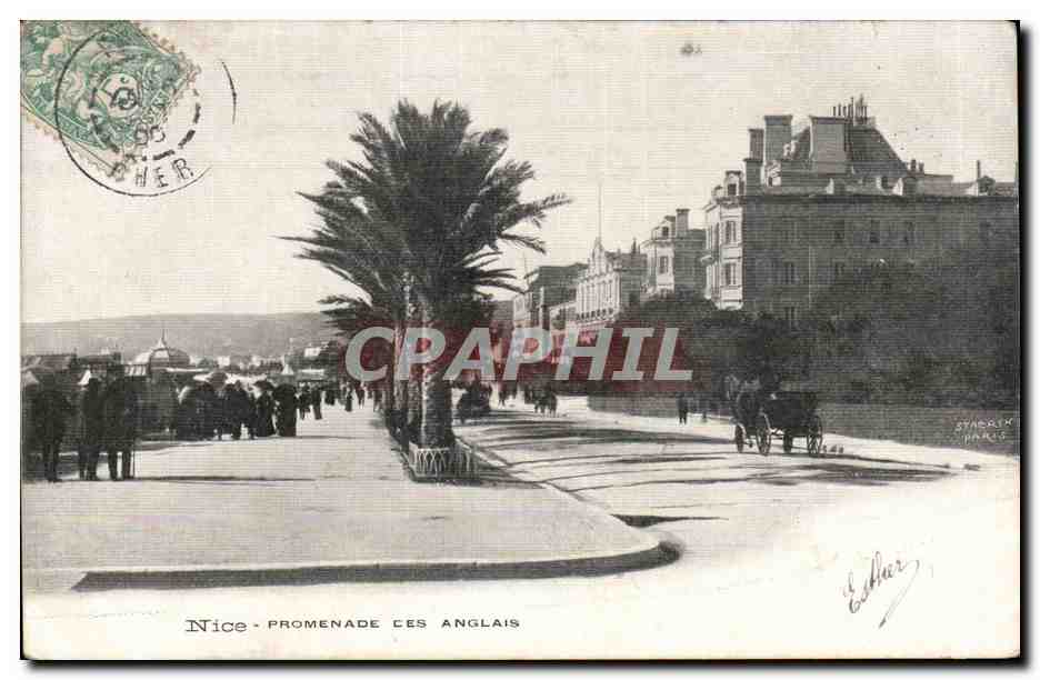 CPA Nice promenade des anglais 