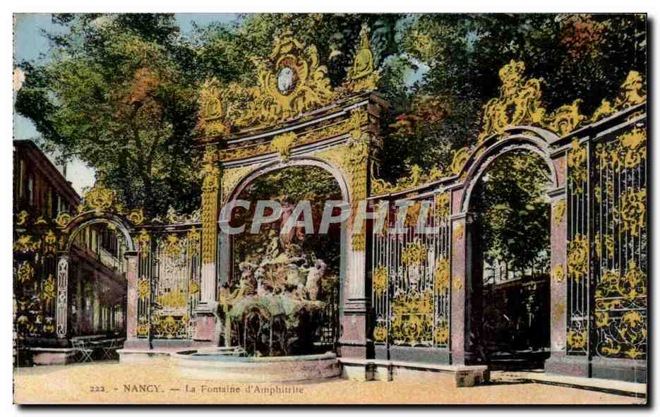 CPA Nancy La fontaine d Amphitrite