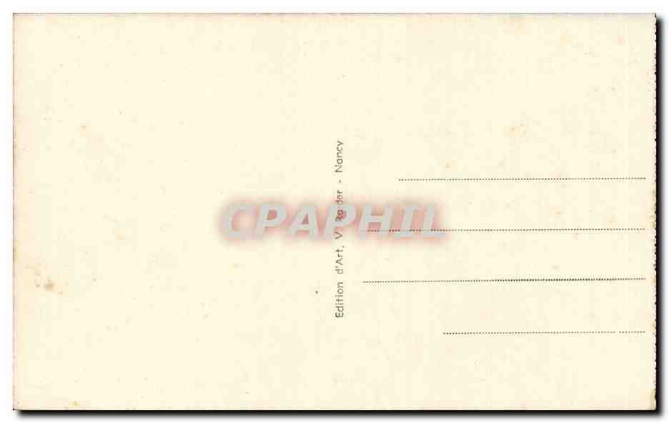 CPA Nancy La fontaine d Amphitrite — Verso