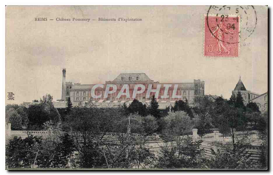 CPA Reims Chateau Pommery Batiments d exploitation