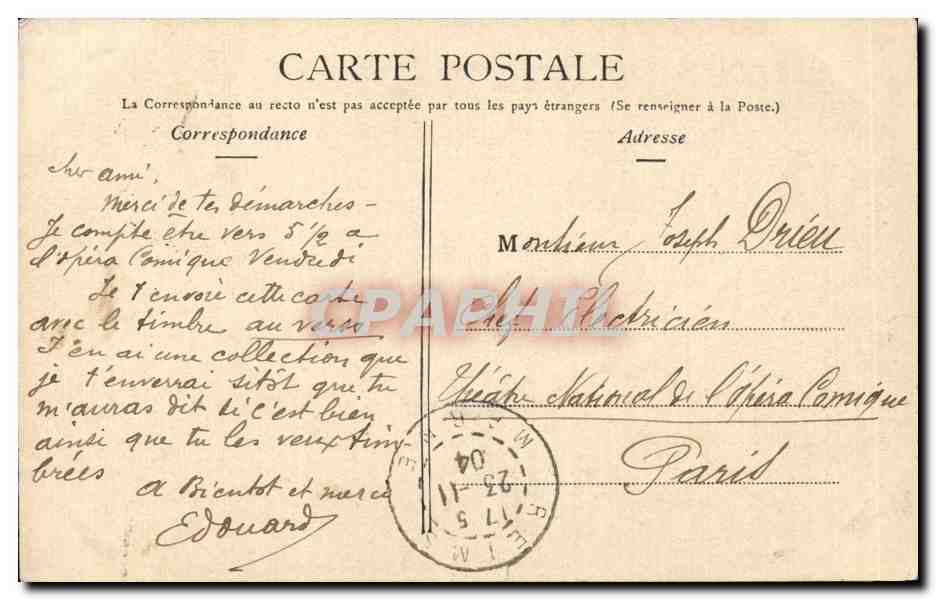 CPA Reims Chateau Pommery Batiments d exploitation — Rückseite