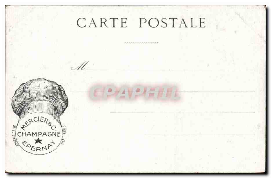ÉPERNAY — UN COIN DE LA MARNE — Collection du Champagne Mercier — Rückseite