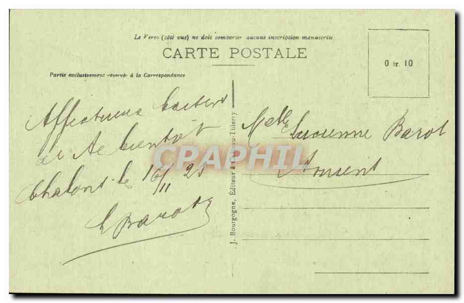 CPA Chalons sur Marne Le pont sur la Marne  — Rückseite