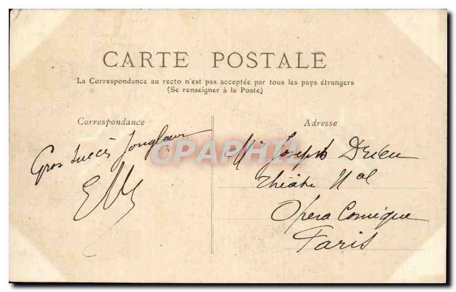 Château-Thierry — Hôtel de ville — Phototypie A. Rep et Filtette — Rückseite