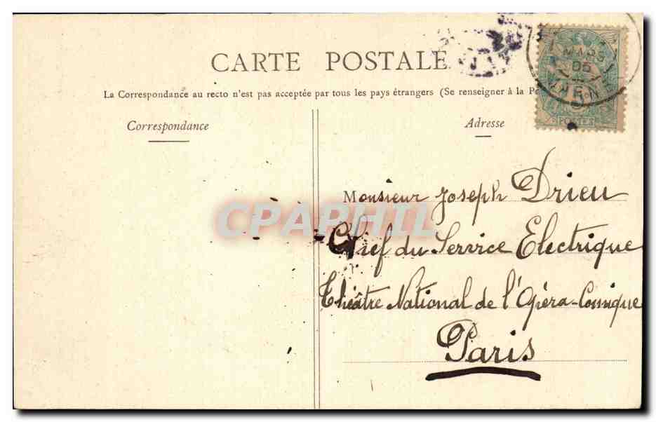 CPA Reims Tombeau de l abbe Miroy  — Rückseite