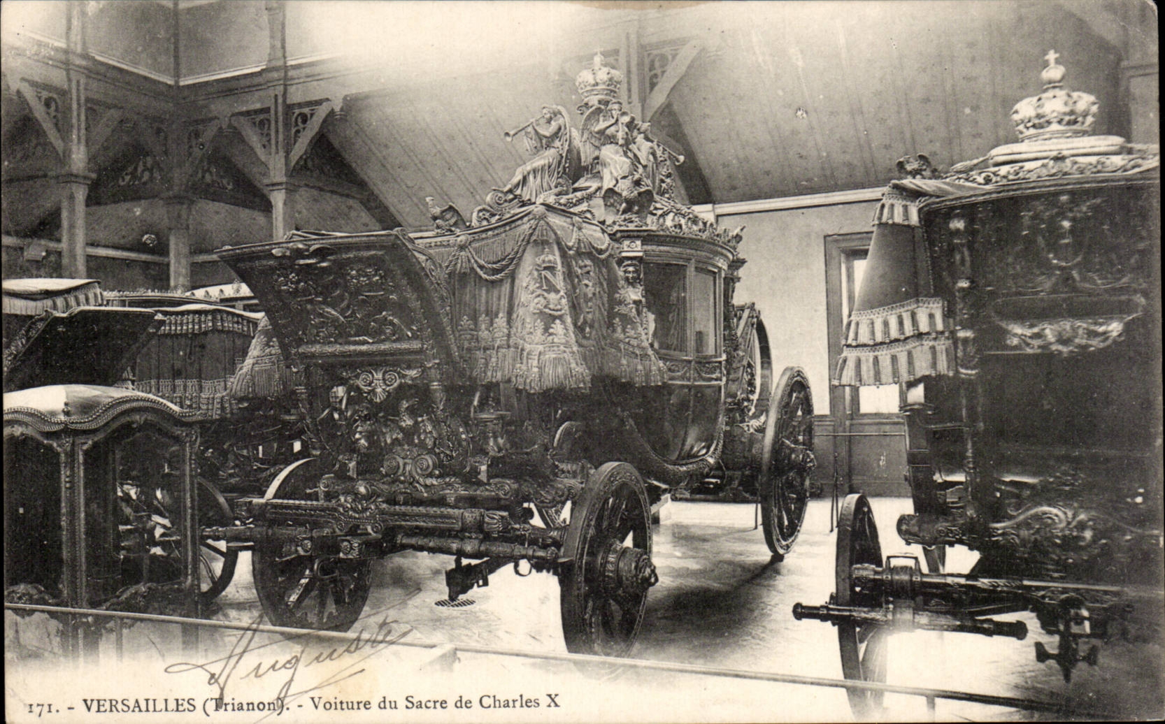 Versailles (Brianteon) — Voiture du Sacre de Charles X — Auguste, n° 171