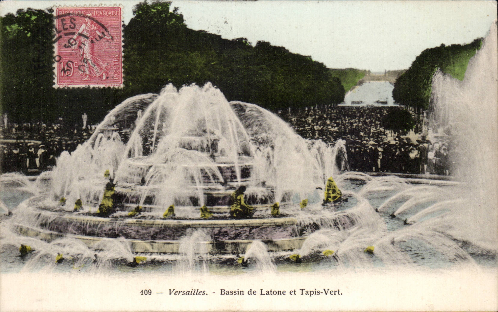 Versailles — Bassin de Latone et Tapis-Vert — éditeur n°409