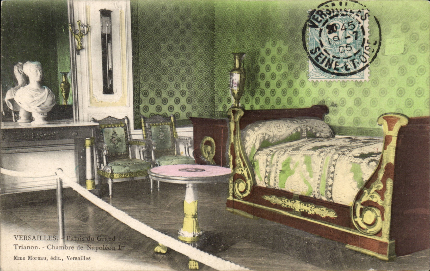 Versailles - Palais du Grand Trianon - Chambre de Napoléon Ier — Mme Moreau, édit., Versailles