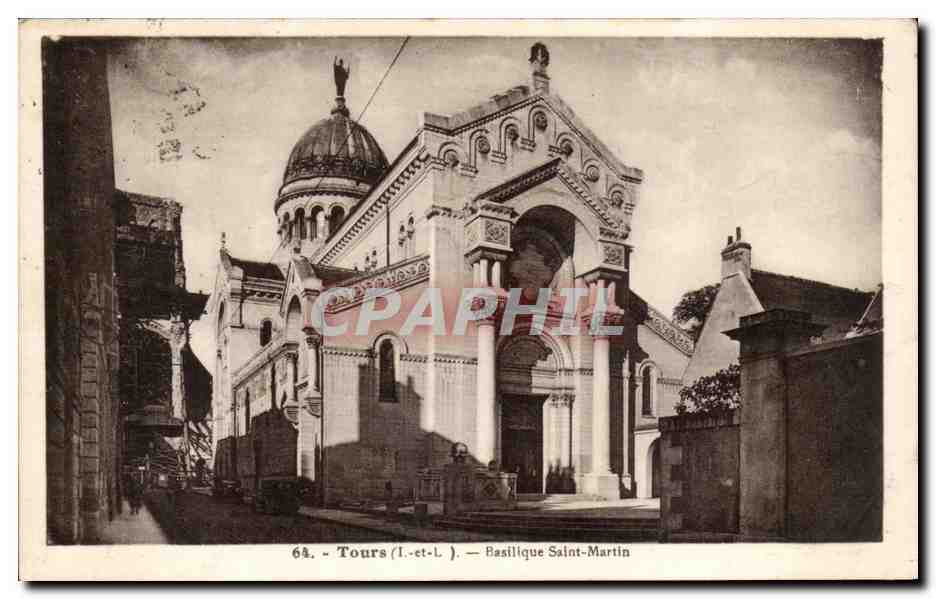 CPA Tours Basilique Saint Martin