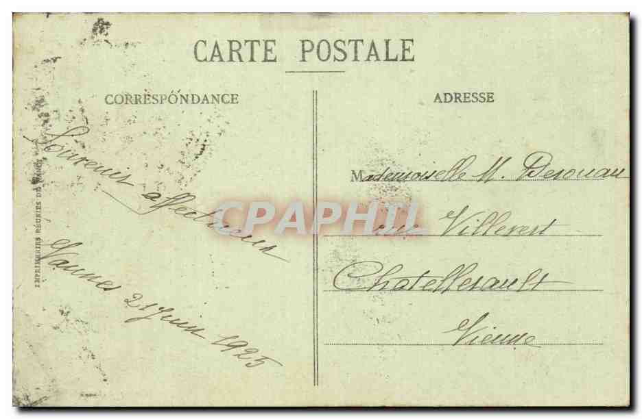 VANNES - Die Turm des Connétable und die Mauern — Sammlung H. Laurent, Port-Louis, Nr. 401 — Rückseite