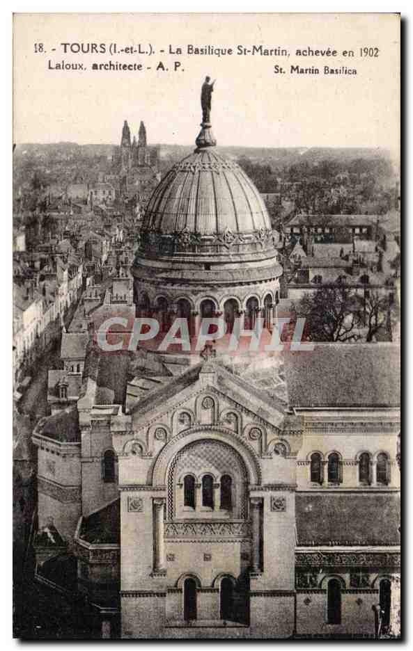 CPA Tours Basilique St Martin 