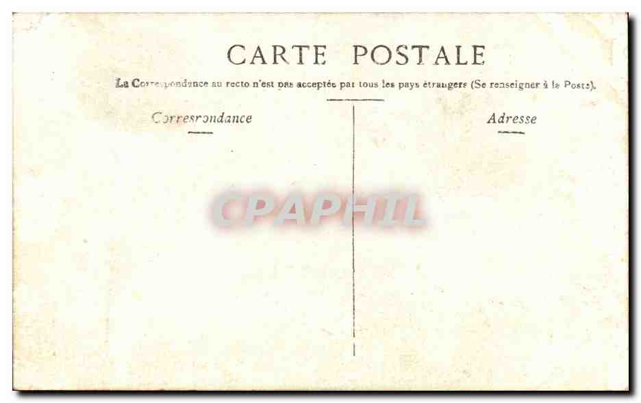 CPA Versailles Voiture de gala — Rückseite