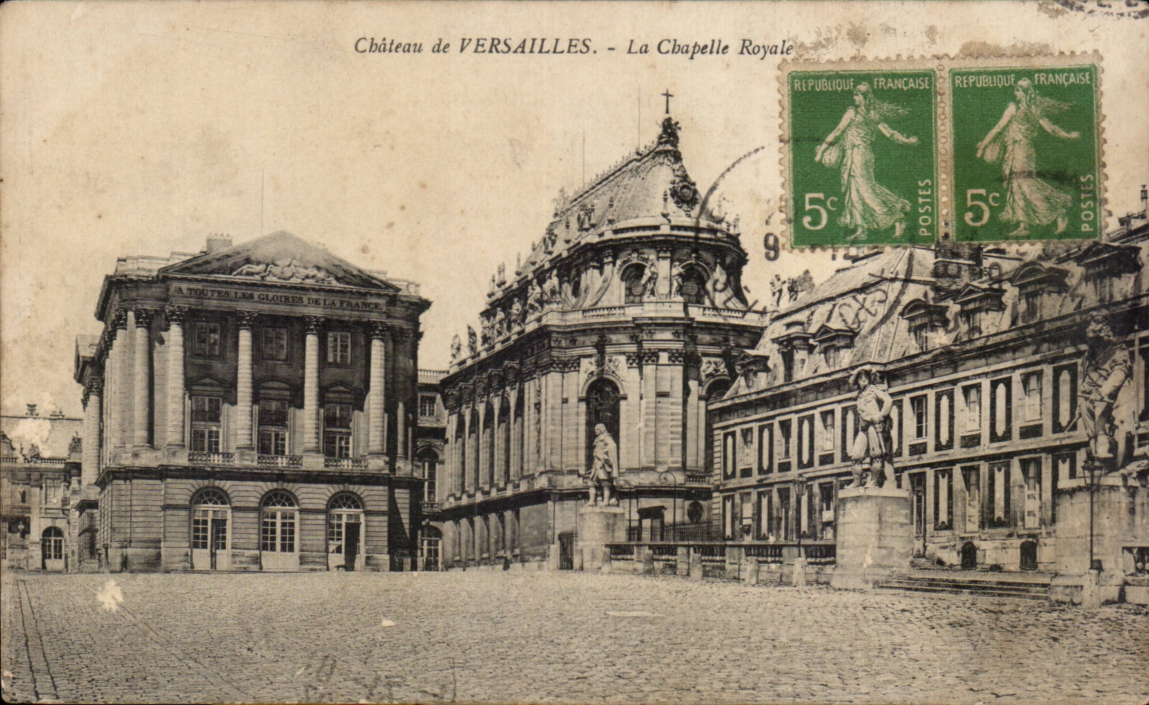 Château de VERSAILLES. - La Chapelle Royale — éditeur Raphaël Marquet, n° de série non visible
