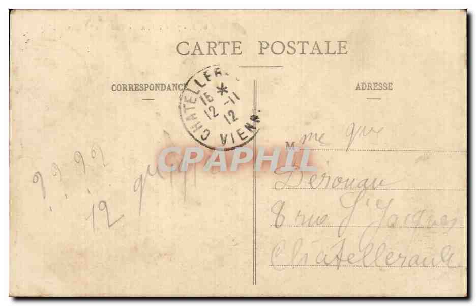 CPA Tours Tombeau de St Martin  — Rückseite