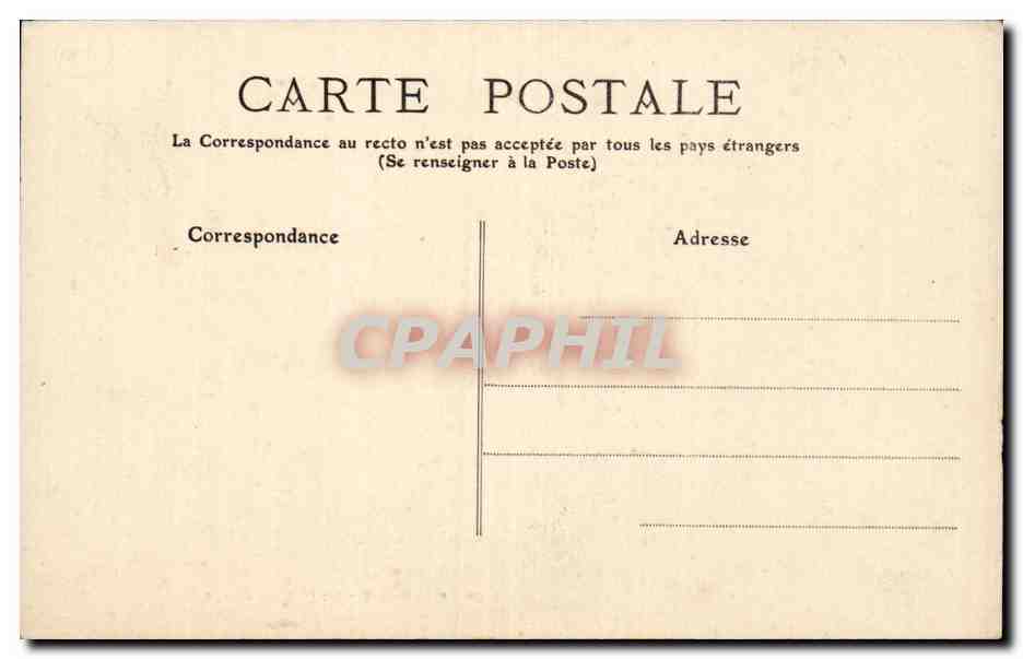 CPA Gavarnie Le pont de neige — Verso