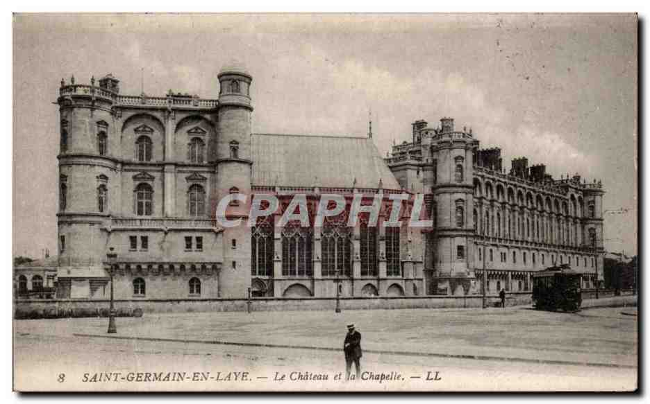 CPA St Germain en Laye Le chateau et la chapelle