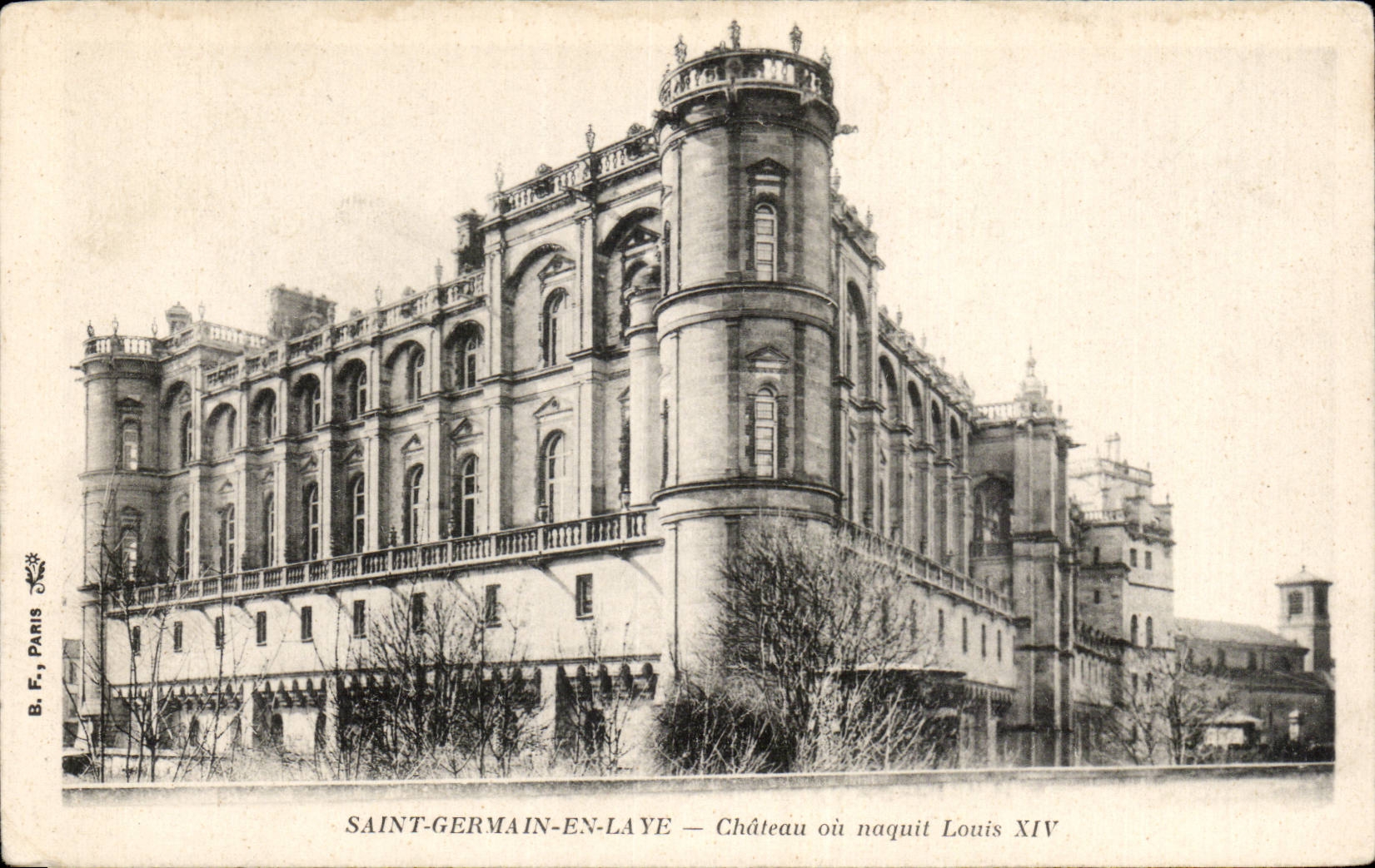 Saint-Germain-en-Laye — Château où naquit Louis XIV — B. F., Paris