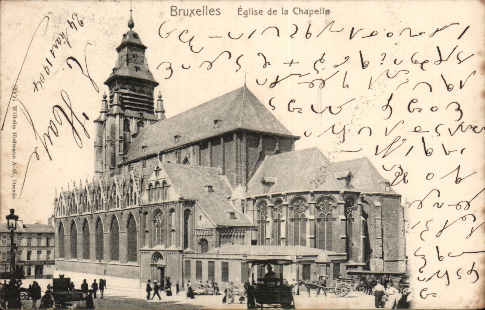 CPA Bruxelles Eglise de la chapelle