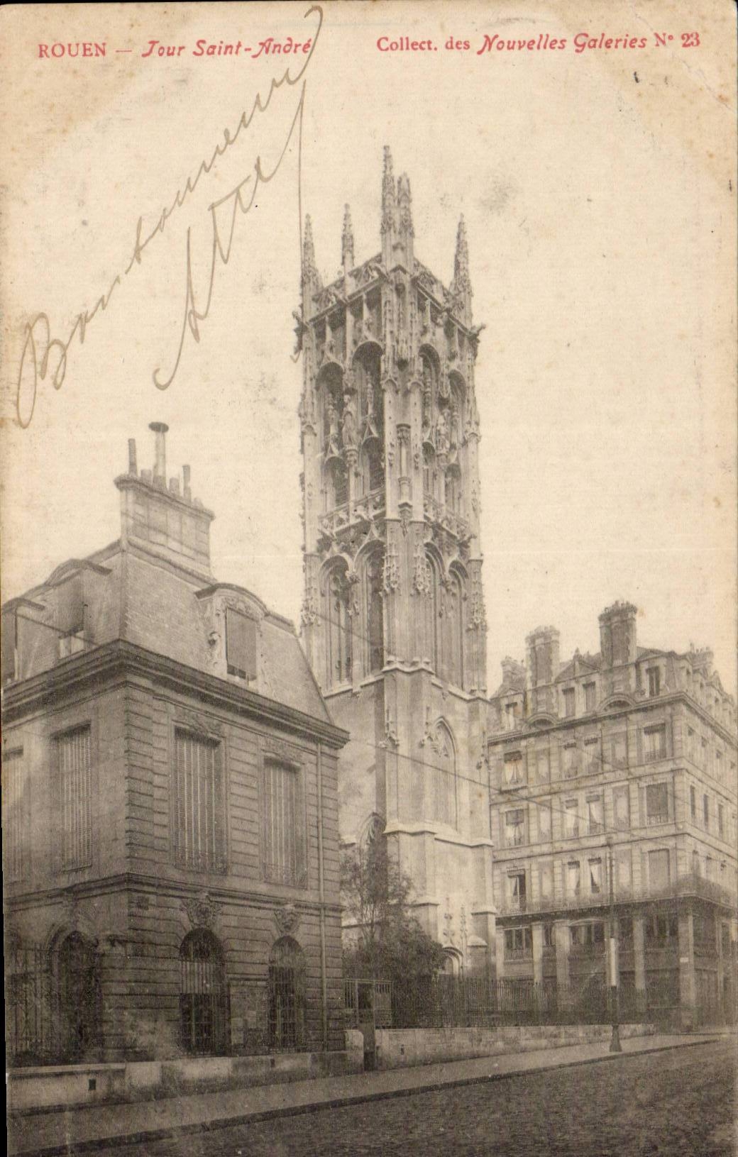CPA Rouen Tour Saint Andre